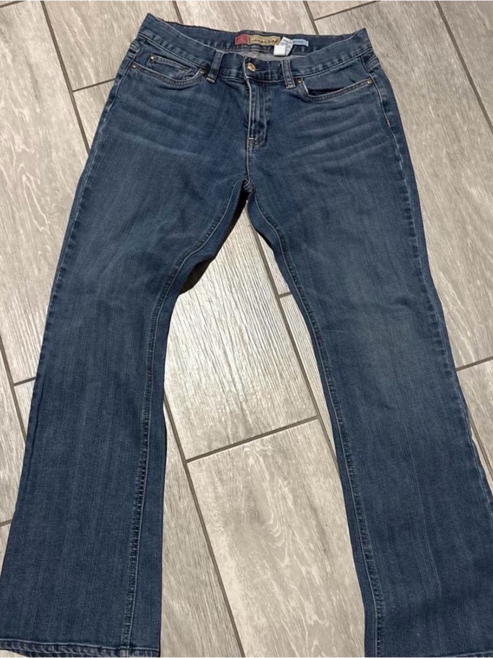 Classic Women's Dark Blue Jeans - Comfortable Everyday Fit